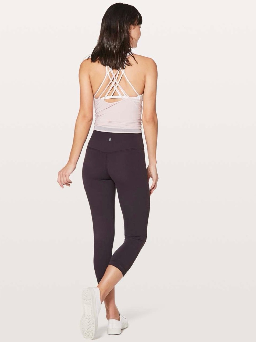 Lululemon Align Crop *21" Leggings Nulu Stretch Yoga Plum Purple Size 4